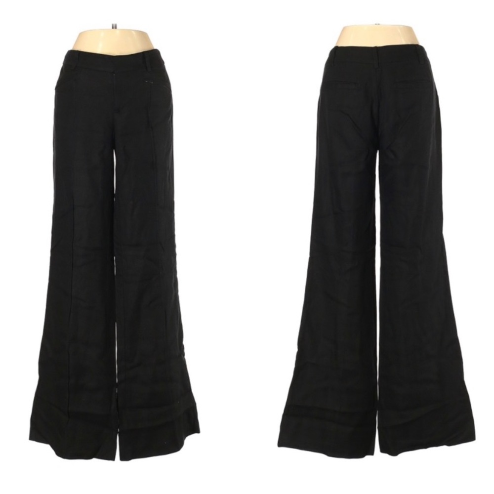 Anthropologie Elevenses wide leg Linen Pan…